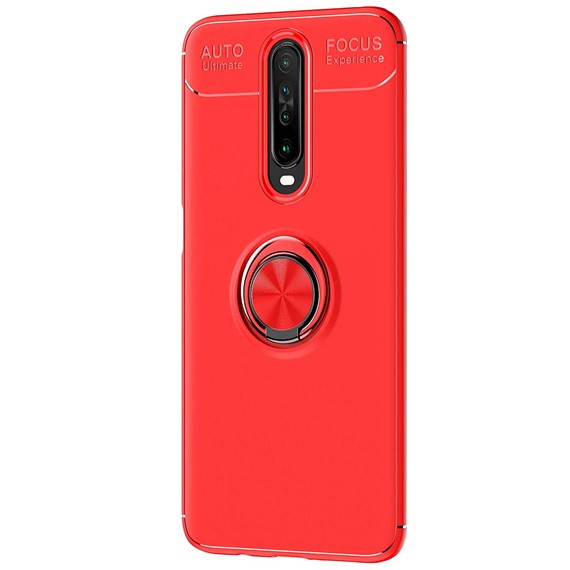 Xiaomi Redmi K30 CaseUp Finger Ring Holder Kılıf Kırmızı 2